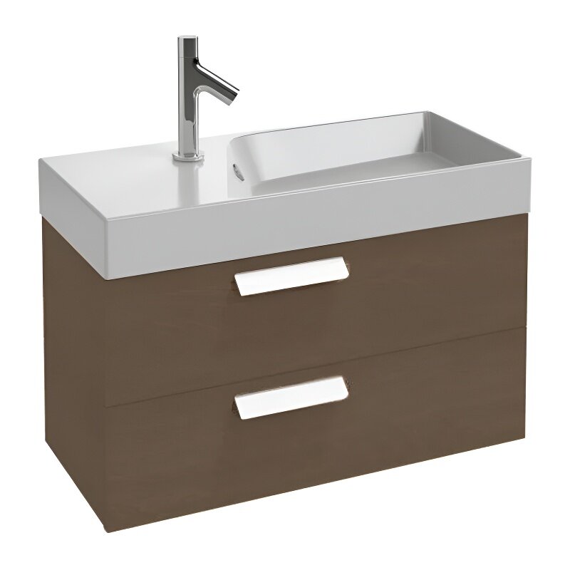 Изображение товара Тумба под раковину Jacob Delafon Rythmik EB1302-G80 80 см подвесная коричневая