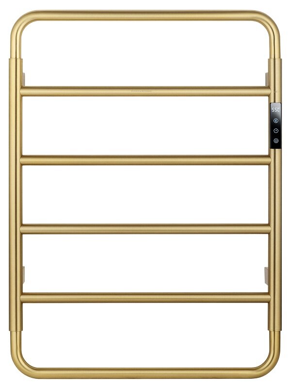 Изображение товара Электрический полотенцесушитель Wonzon & Woghand Wismar WW-AL201-BG, 50х65 см, брашированное золото