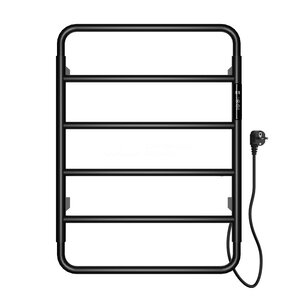 Изображение товара Полотенцесушитель электрический Wonzon & Woghand Wismar WW-AL201-MB черный матовый