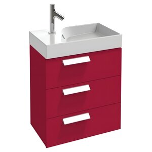 Изображение товара Тумба для раковины Jacob Delafon Rythmik EB1306-R3 60 см малиновый глянец