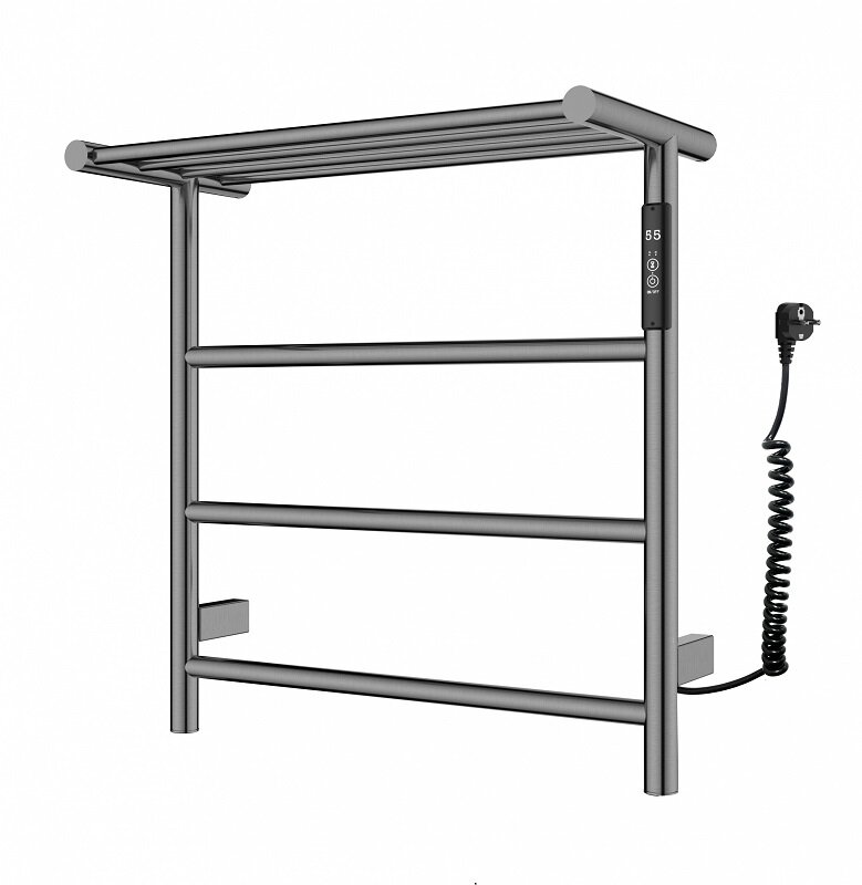 Изображение товара Электрический полотенцесушитель Wonzon & Woghand Bonn WW-AL402-GM 50x50 см с полкой