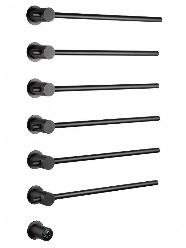 Изображение товара Электрический полотенцесушитель Wonzon & Woghand Baden WW-AL366-GM 55x80 см с сенсорным управлением