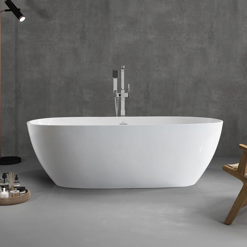 Изображение товара Акриловая ванна Abber AB9263-1.8 180x80 см, овальная белая, Германия