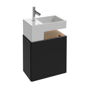 Изображение товара Тумба под раковину Jacob Delafon Terrace 50 см, EB1178-274, черный лак