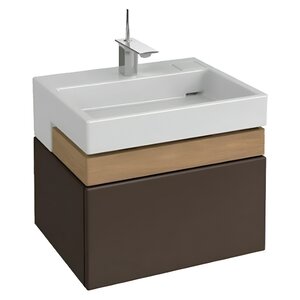 Изображение товара Тумба под раковину Jacob Delafon Terrace EB1185-N23, 60 см, подвесная, цвет коричневый лак