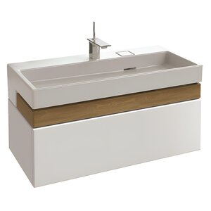 Изображение товара Тумба под раковину Jacob Delafon Terrace EB1187-G1C, 100 см, подвесная, цвет белый лак