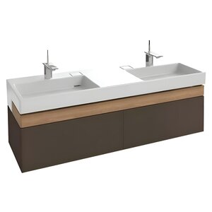 Изображение товара Тумба под раковину Jacob Delafon Terrace EB1189-N23, 150 см, подвесная, цвет коричневый лак