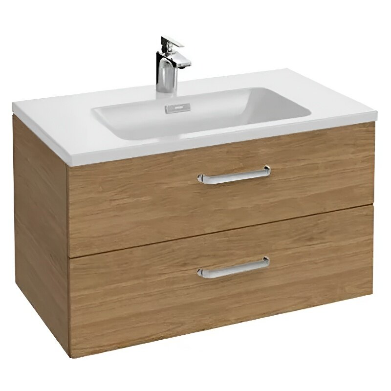 Изображение товара Тумба под раковину Jacob Delafon Vox EB2078-R1-E16 80 см подвесная ореховое дерево