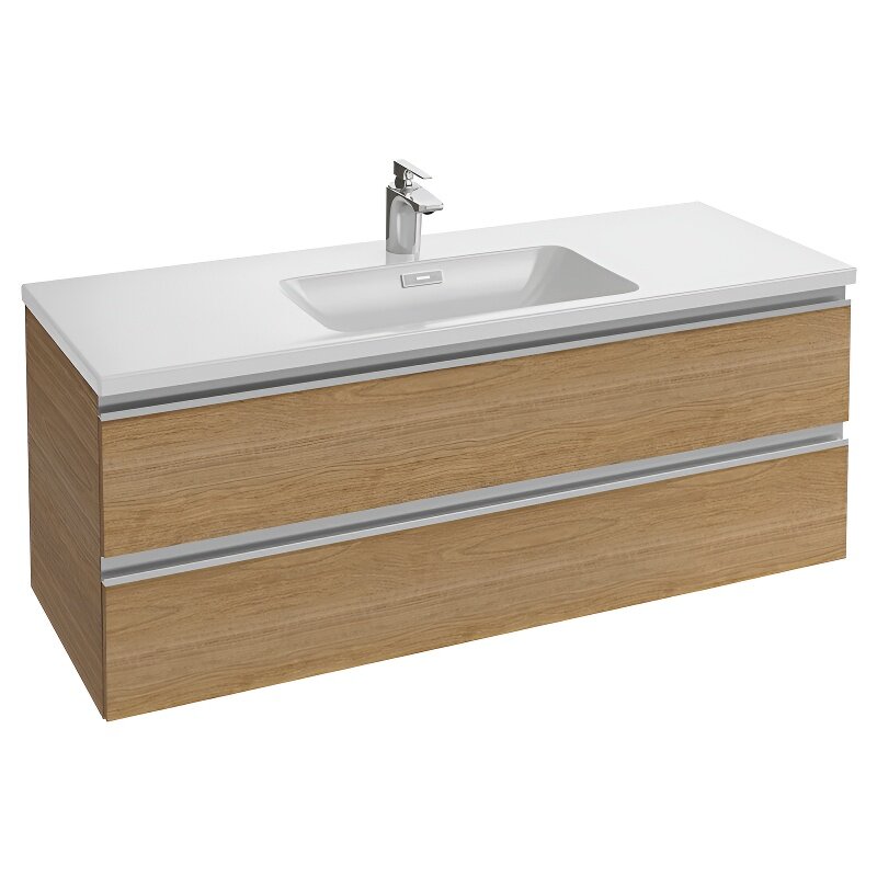 Изображение товара Тумба под раковину Jacob Delafon Vox 120 см ореховое дерево с влажостойким материалом