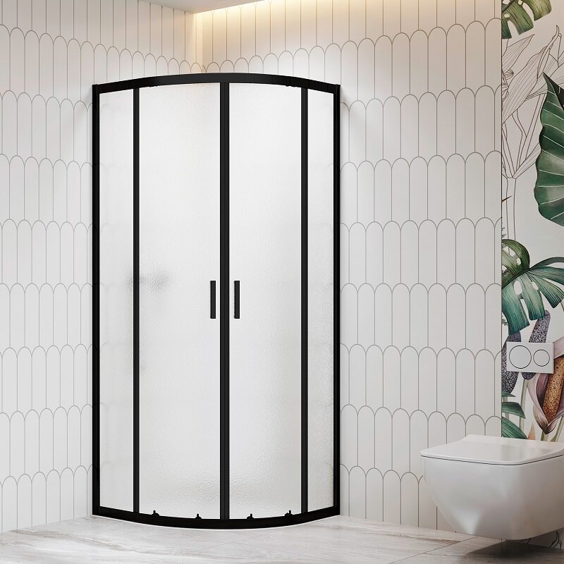 Изображение товара Душевой уголок RGW Classic CL-56B 90х90 см матовое стекло черный профиль Германия