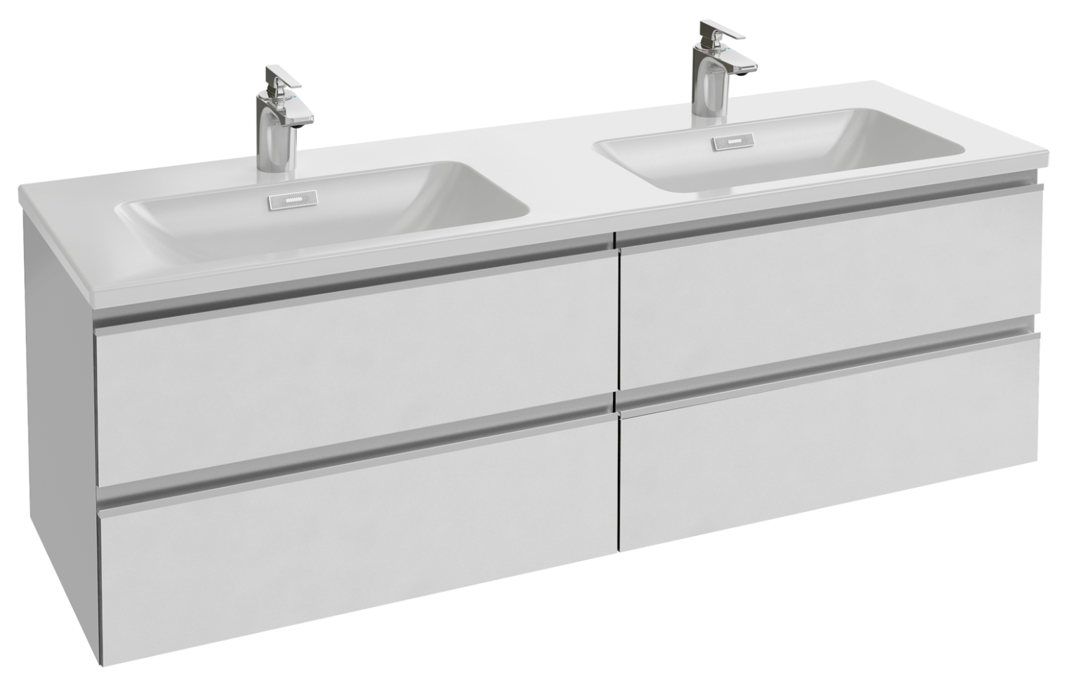 Изображение товара Тумба под раковину Jacob Delafon Vox 140 EB2020-RA-N18  белый блестящий