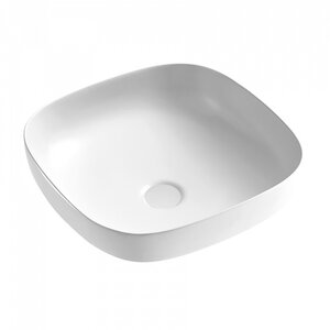 Изображение товара Раковина Abber Rechteck AC2217, 42 х 42 см, фарфор, накладная, белая