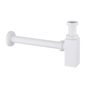 Изображение товара Сифон для раковины Abber AF0031W, белый матовый
