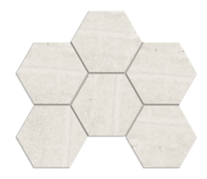 Изображение товара Мозаика Ametis Kailas Hexagon KA00 35074, 25 x 28.5 см, ivory