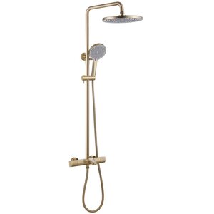 Изображение товара Душевая система Abber Thermostat AF8516GL с PVD покрытием золото матовое