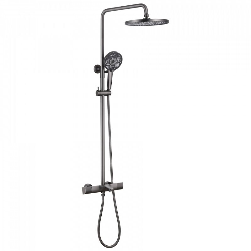 Изображение товара Душевая система Abber Thermostat AF8516NGL с PVD покрытием никель