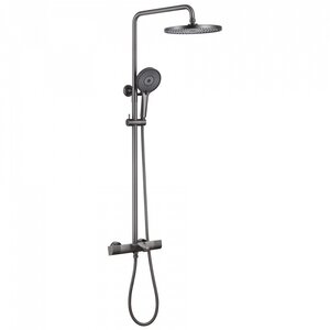 Изображение товара Душевая система Abber Thermostat AF8516NGL, термостатическая, PVD покрытие, цвет никель