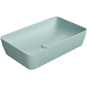 Изображение товара Раковина GSI Nubes 903615, 60 х 38 см, накладная, фаянс, ghiaccio matte