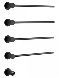 Изображение товара Полотенцесушитель электрический Wonzon & Woghand Munchen WW-A354-MB черный матовый