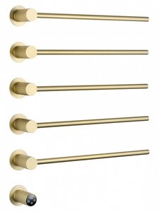 Изображение товара Электрический полотенцесушитель Wonzon Woghand Munchen 70 см брашированное золото