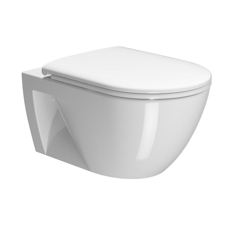 Изображение товара Подвесной унитаз GSI Pura 880711 безободковый торнадо антибактериальное покрытие