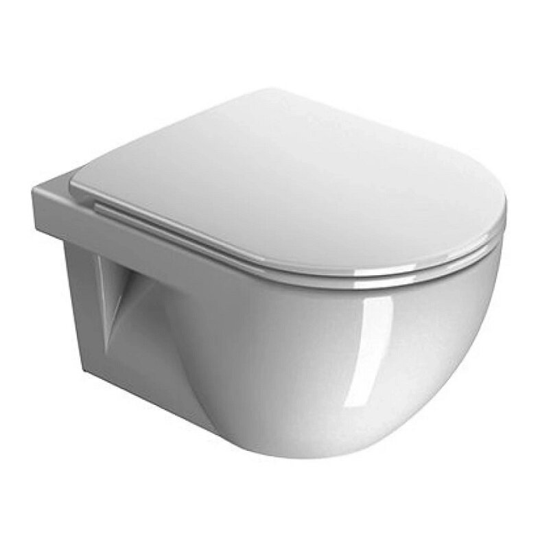 Изображение товара Подвесной унитаз GSI City 911611 безободковый Торнадо белый глянцевый