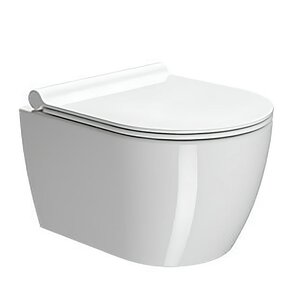 Изображение товара Подвесной унитаз GSI Pura 880211, безободковый, смыв торнадо, белый