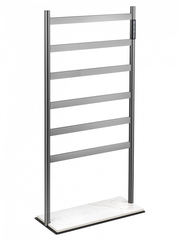Изображение товара Полотенцесушитель Wonzon & Woghand Essen WW-A406-GM с правым подключением, 50x95 см, графитовый PVD Изображение товара Полотенцесушитель Wonzon & Woghand Essen WW-A406-GM с правым подключением, 50x95 см, графитовый PVD