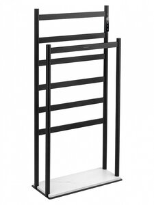 Изображение товара Электрический полотенцесушитель Wonzon & Woghand Essen WW-A407-MB, 50х95 см, черный матовый