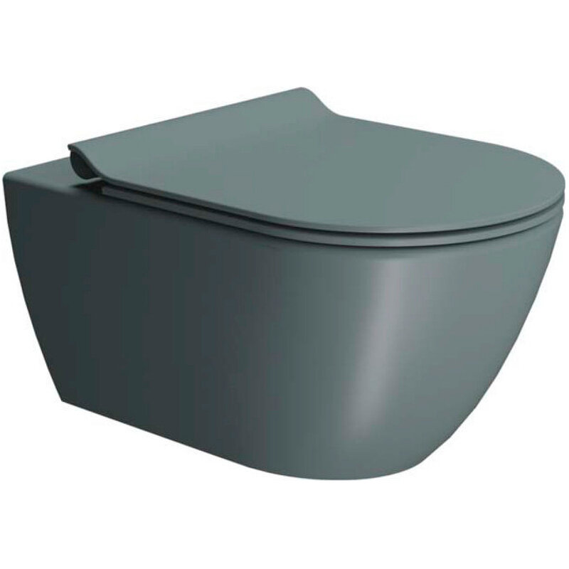 Изображение товара Подвесной безободковый унитаз GSI Pura 881504 торнадо agave matte