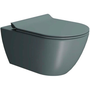 Изображение товара Подвесной унитаз GSI Pura 881504, безободковый, смыв торнадо, agave matte