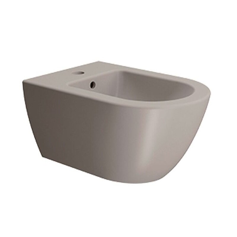Изображение товара Подвесное биде GSI Pura 8865105 tortora matte современное с системой Dual Glaze+