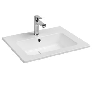 Изображение товара Раковина Isvea SistemaT 10SL50061SV 60 см белая прямоугольная накладная