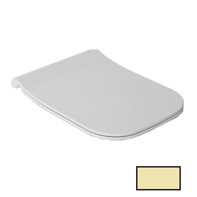 Изображение товара Крышка-сиденье Isvea Vea Cubo с микролифтом, слоновая кость матовая