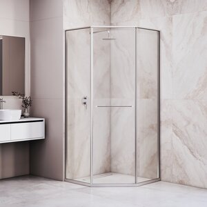 Изображение товара Душевой уголок RGW Stilvoll SV-82, 33328288-11R/33328288-11L, 80 х 80 см, правый/левый, стекло прозрачное, профиль хром