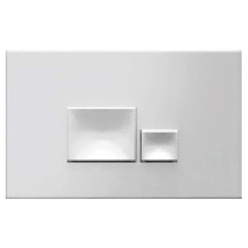 Изображение товара Клавиша смыва Isvea Axis Piazza 54MJ0111I белый матовый механическая двухрежимная