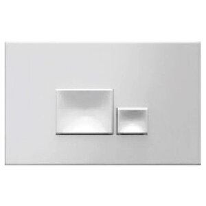 Изображение товара Клавиша смыва Isvea Axis Piazza 54MJ0111I белый матовый механическая двухрежимная