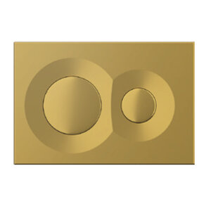 Изображение товара Клавиша смыва Isvea Dome 54DM0107I, механическая, цвет золото матовое