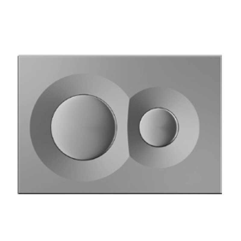 Изображение товара Клавиша смыва Isvea Dome 54DM0101I механическая хром матовый для унитаза