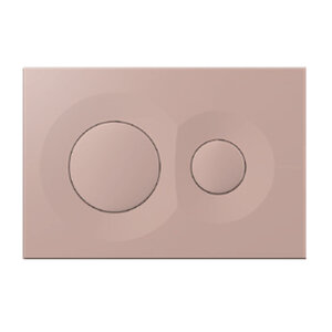 Изображение товара Клавиша смыва Isvea Dome 54DM0108I, механическая, цвет лососевый матовый