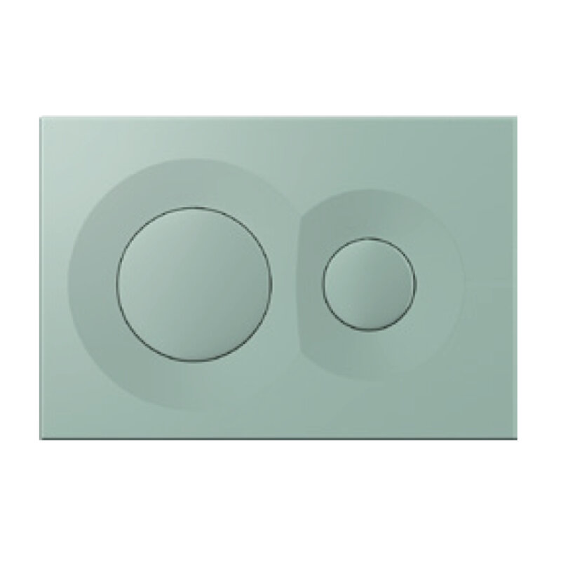 Изображение товара Клавиша смыва Isvea Dome 54DM0109I механическая для унитаза мятно-зеленый матовый