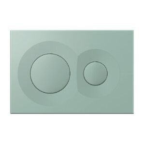 Изображение товара Клавиша смыва Isvea Dome 54DM0109I механическая для унитаза мятно-зеленый матовый