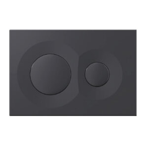 Изображение товара Клавиша смыва Isvea Dome 54DM0110I, механическая, цвет антрацит матовый Изображение товара Клавиша смыва Isvea Dome 54DM0110I, механическая, цвет антрацит матовый