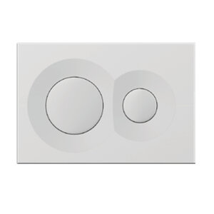 Изображение товара Клавиша смыва Isvea Dome 54DM0111I, механическая, цвет белый матовый