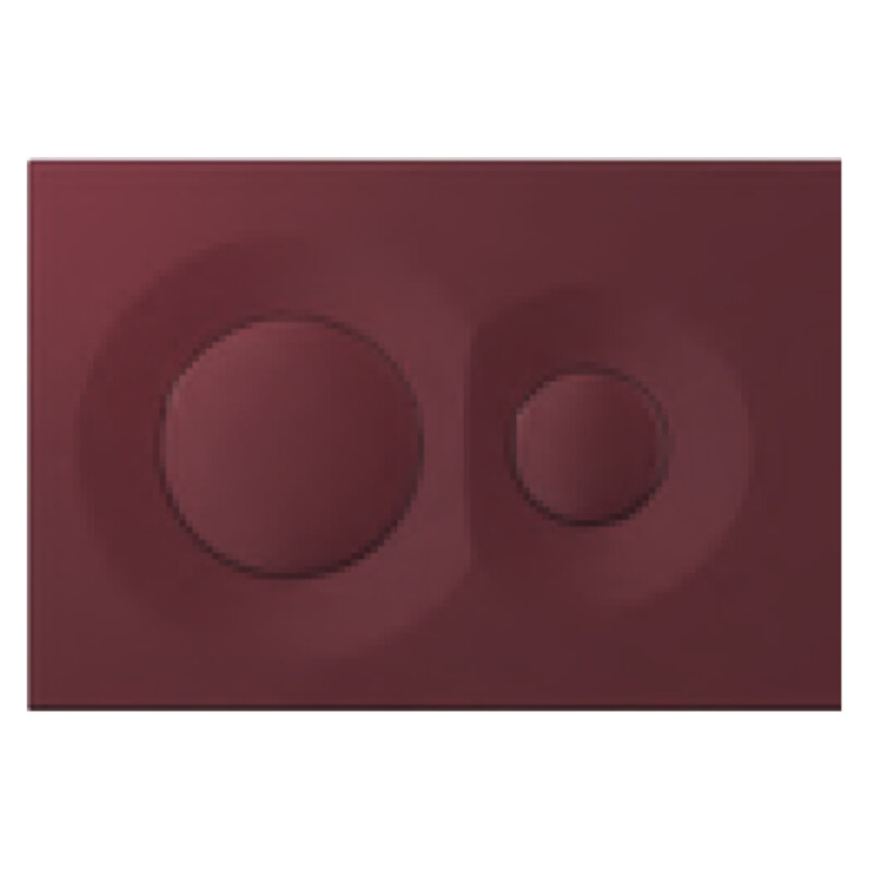 Изображение товара Клавиша смыва Isvea Dome 54DM0112I, бордовая матовая, механическая