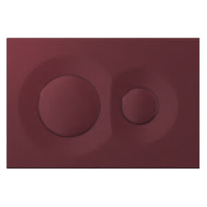 Изображение товара Клавиша смыва Isvea Dome 54DM0112I, механическая, цвет бордовый матовый