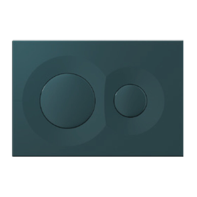 Изображение товара Клавиша смыва Isvea Dome 54DM0114I механическая изумрудный матовый