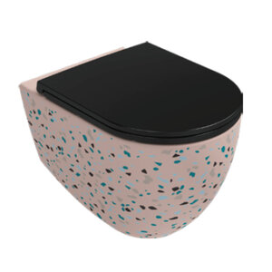 Изображение товара Подвесной унитаз Isvea Infinity 10NF02001SV-2S-TRZ, безободковый, цвет лососевый матовый