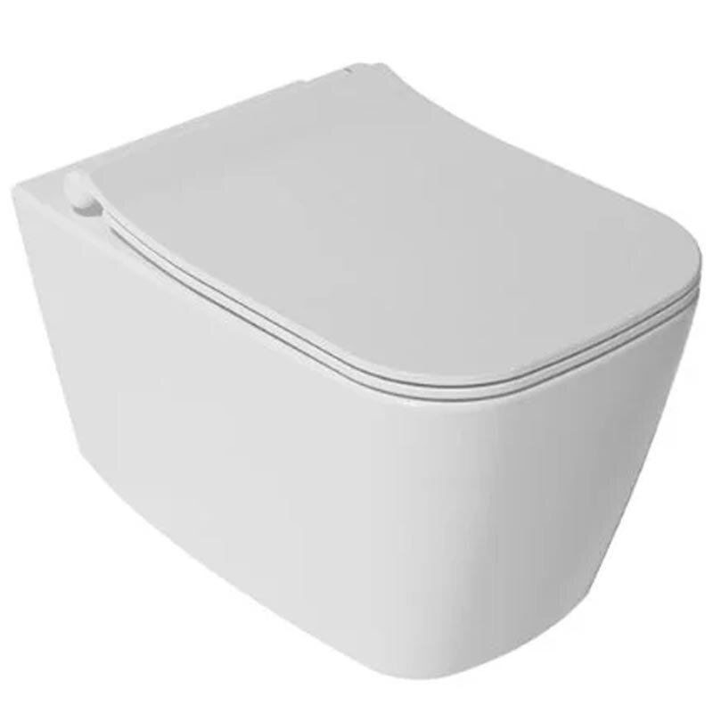 Изображение товара Подвесной унитаз Isvea Vea Cubo, безободковый, цвет белый, 10VA02001 Изображение товара Подвесной унитаз Isvea Vea Cubo, безободковый, цвет белый, 10VA02001