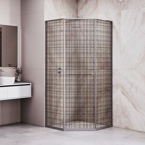 Изображение товара Душевой уголок RGW Stilvoll SV-82Gr, 33328282-2410R/33328282-2410L, 80 х 120 см, правый/левый, стекло черная вуаль, профиль серый